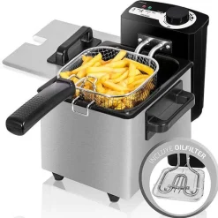 Freidora Cecotec CleanFry 1,5L 1000W inox