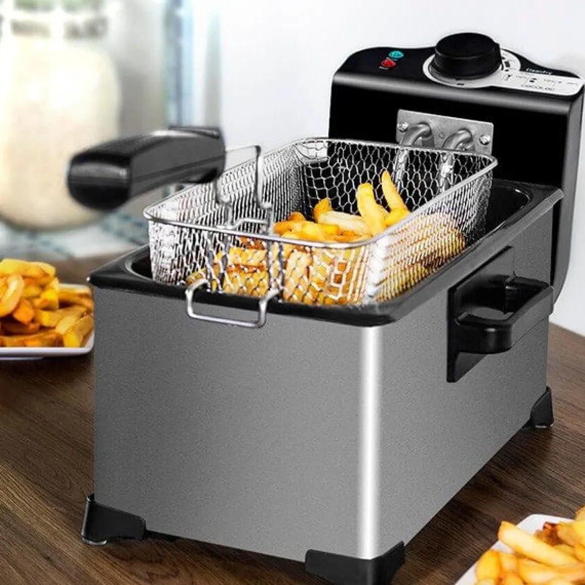 Freidora Cecotec CleanFry 3L 2000 W inox