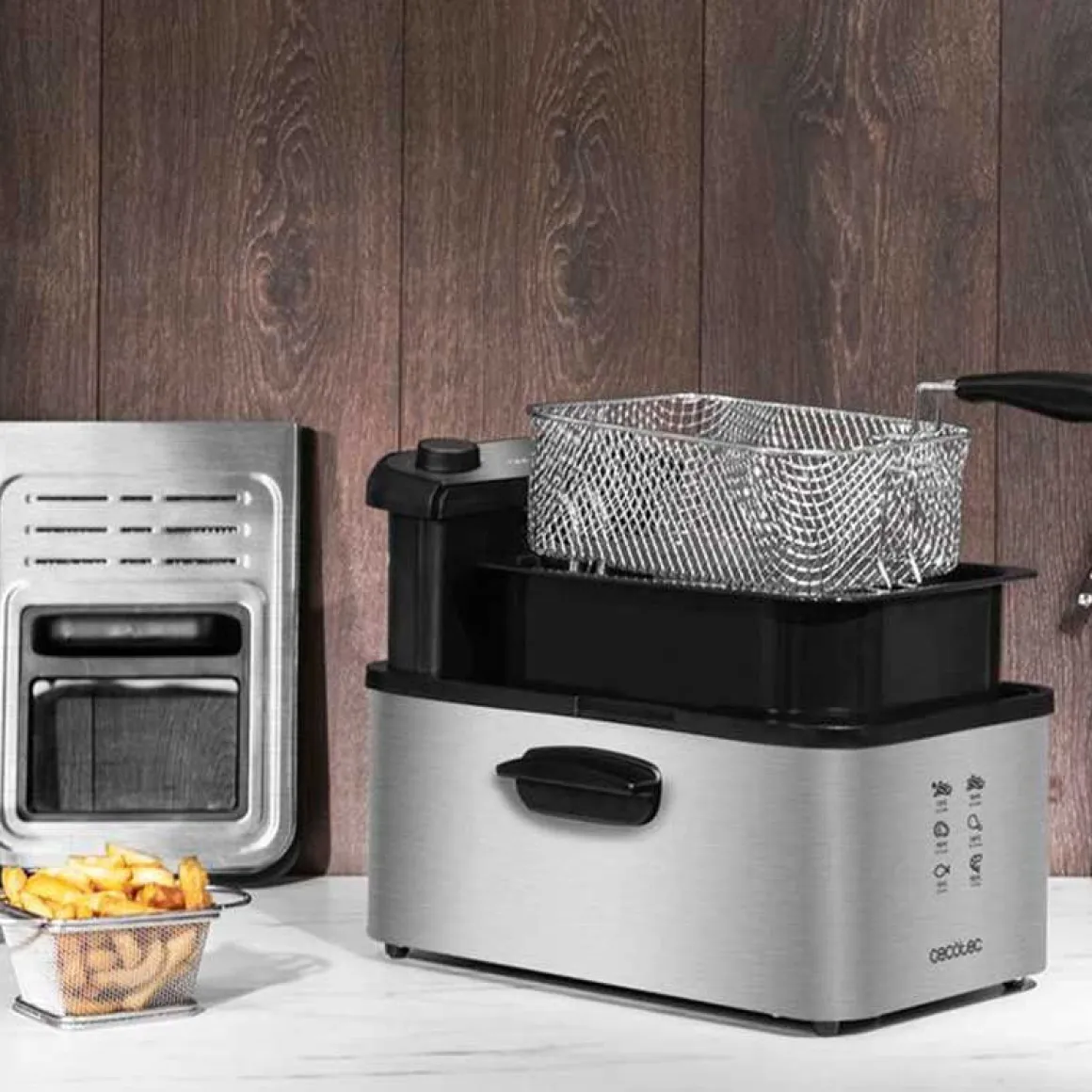 Freidora Cecotec CleanFry Infinity 3000 2400W 3L inox