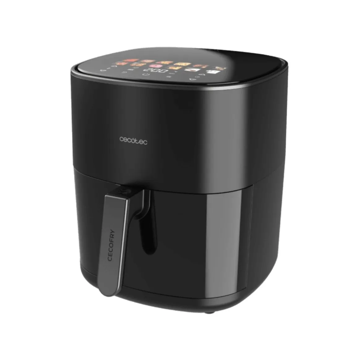Freidora de aire Cecofry&Grill Duoheat 6500 Cecotec 2200W 6,5L 3 en 1 negro