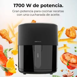 Freidora de aire Cecotec Cecofry Fantastik 6500 1700W 6,5L negro