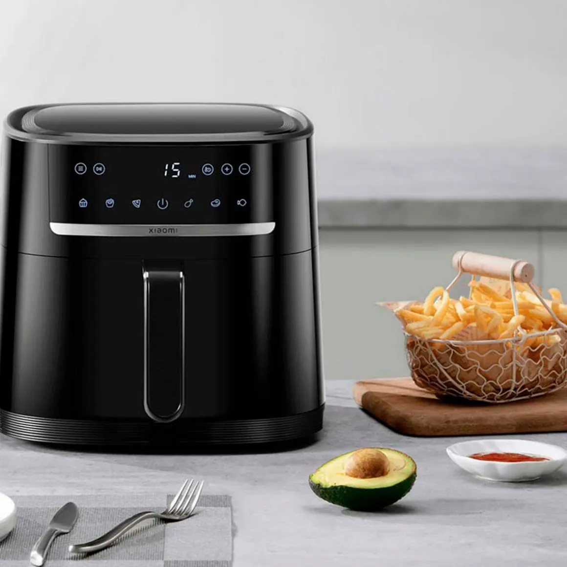 Freidora de aire Xiaomi Air Fryer 1500W 6L 6 modos negro