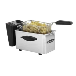 Freidora Orbegozo FDR45 2000W 4L termostato regulable inox