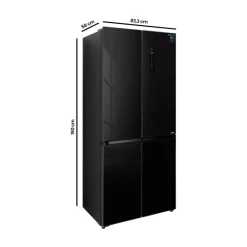Frigorífico americano Infiniton AMCB-580CD90NEC Total No Frost 456L E negro 190 cm