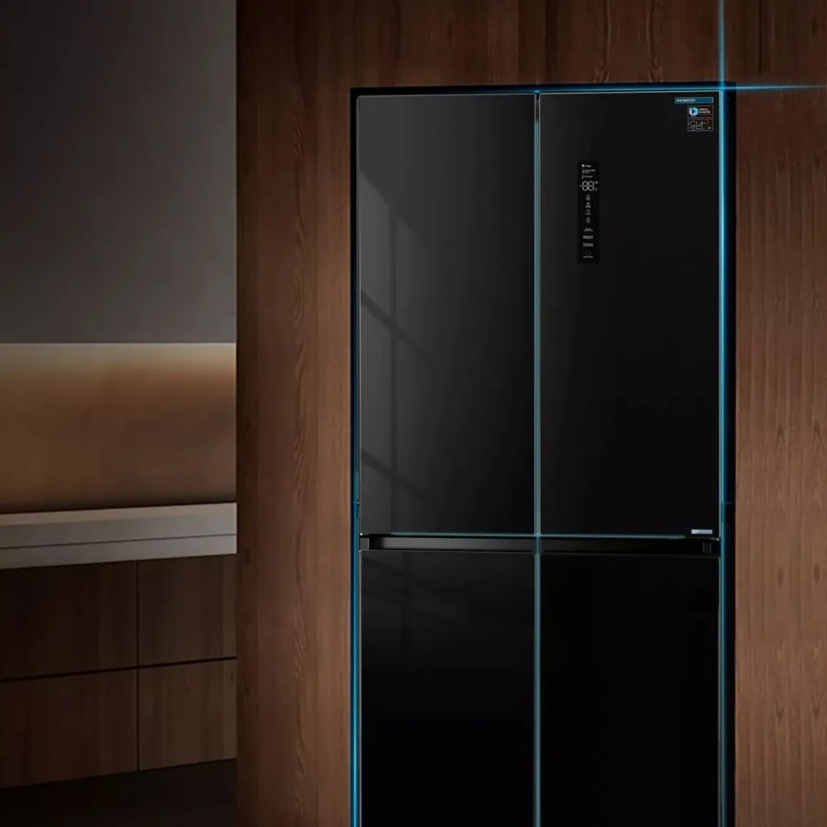 Frigorífico americano Infiniton AMCB-580CD90NEC Total No Frost 456L E negro 190 cm