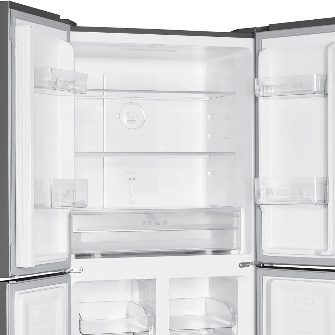 Frigorífico americano Svan S418800ENF 362L No Frost 4 puertas E 180 cm