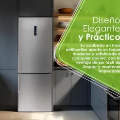 Frigorífico combi Aspes AC2700ENFIX No Frost 495L inox 200 cm