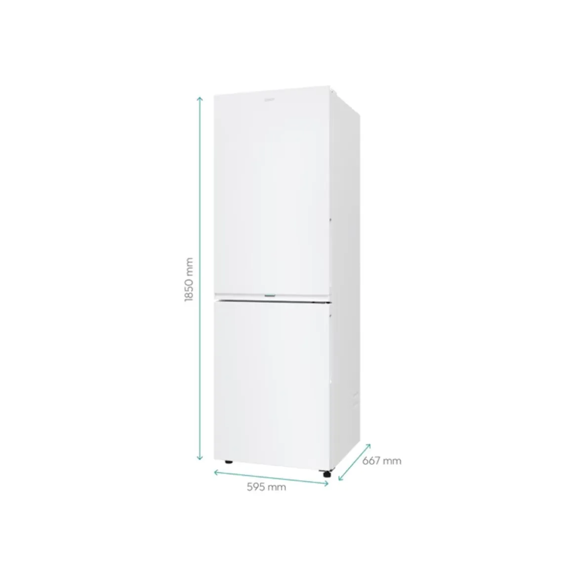Frigorífico combi Candy Fresco 500 No Frost 355L E blanco 185 cm
