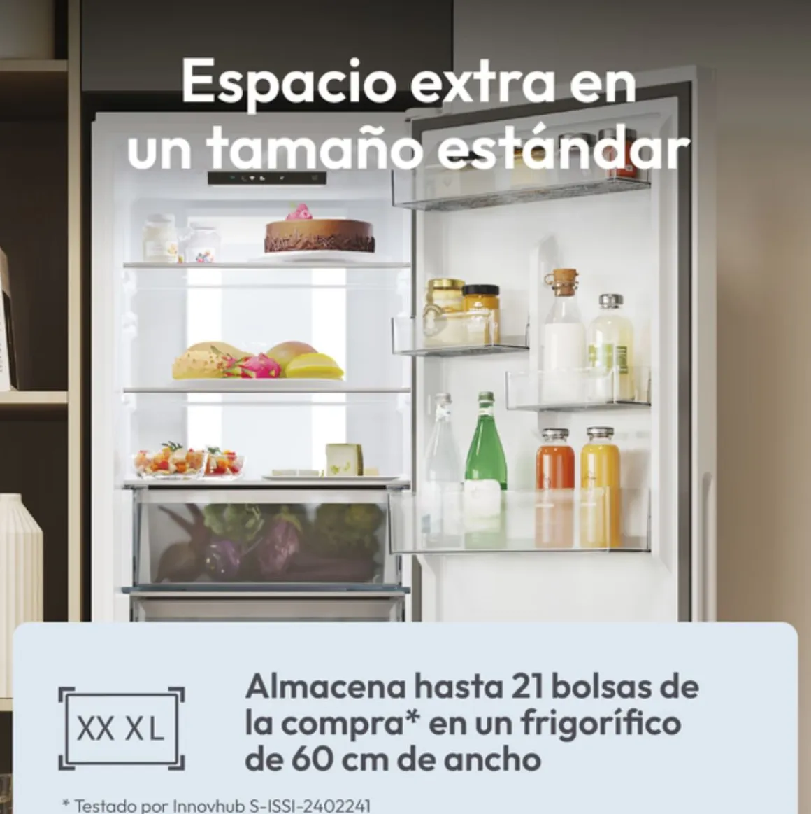 Frigorífico combi Candy Fresco 500 No Frost 355L E blanco 185 cm