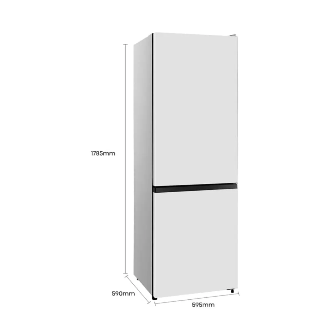 Frigorífico combi Hisense RB372N4AWE 292L Total No Frost E blanco 180 cm