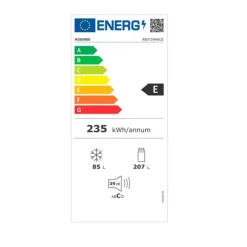 Frigorífico combi Hisense RB372N4AWE 292L Total No Frost E blanco 180 cm