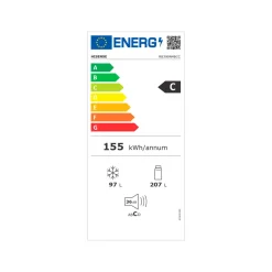 Frigorífico combi Hisense RB390N4BCC Total No Frost 304L Inverter C inox 186 cm