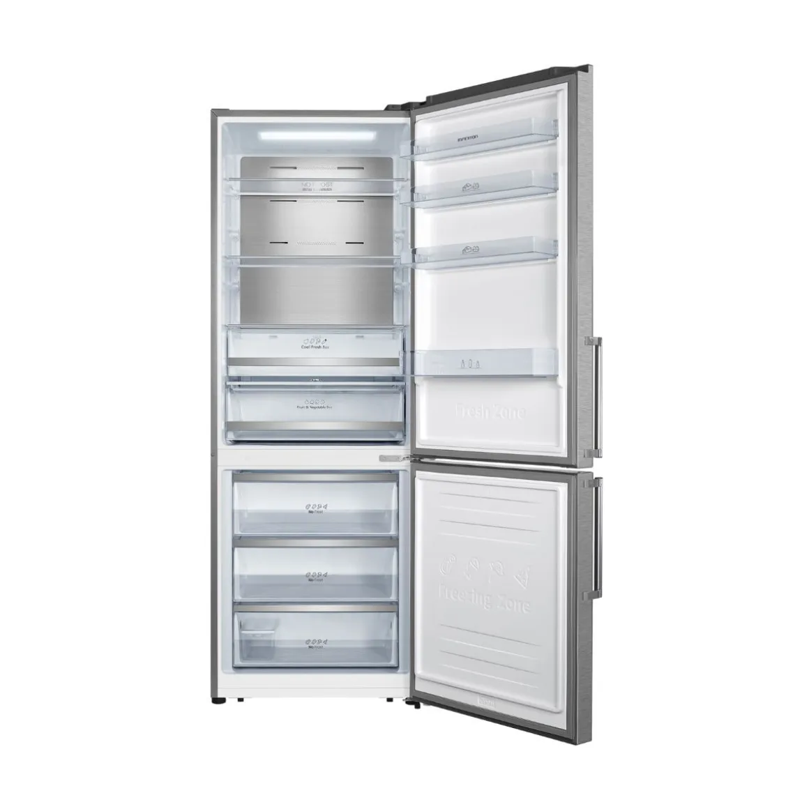 Frigorífico combi Infiniton FGC-469WC20XEM Total No Frost 495L E inox 200 cm