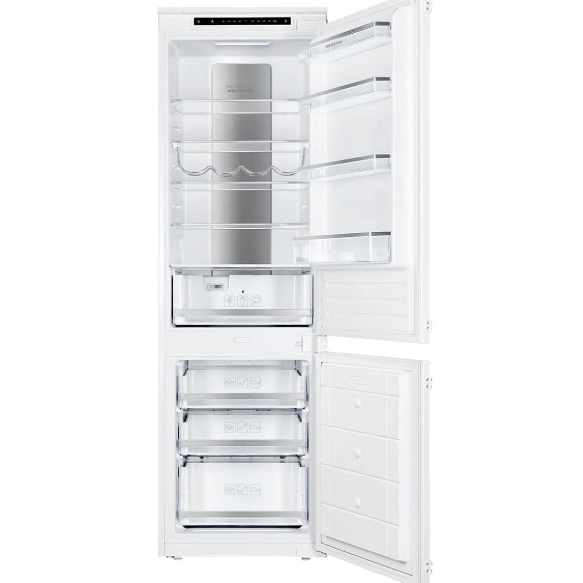 Frigorífico combi Infiniton FGC-BB39N Metal No Frost 270L control Tri-Zona E blanco 193,7 cm