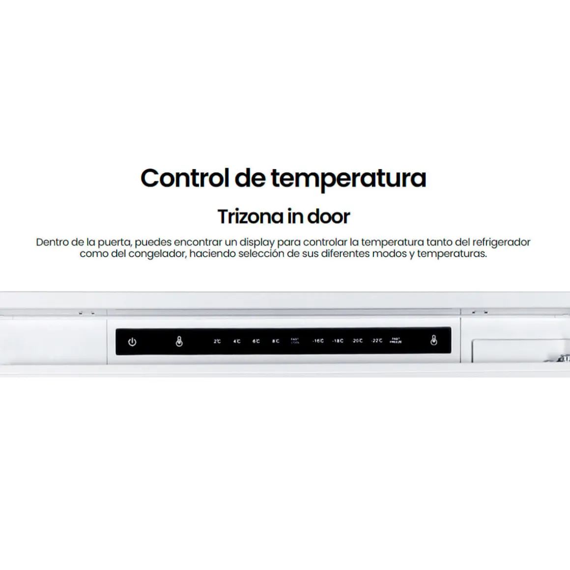 Frigorífico combi Infiniton FGC-BB39N Metal No Frost 270L control Tri-Zona E blanco 193,7 cm