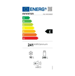 Frigorífico combi Infiniton FGC-340C20BEM No Frost 340L E blanco 202 cm