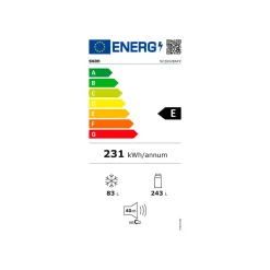 Frigorífico combi Svan SC2602ENFX No Frost 326L E inox 201 cm