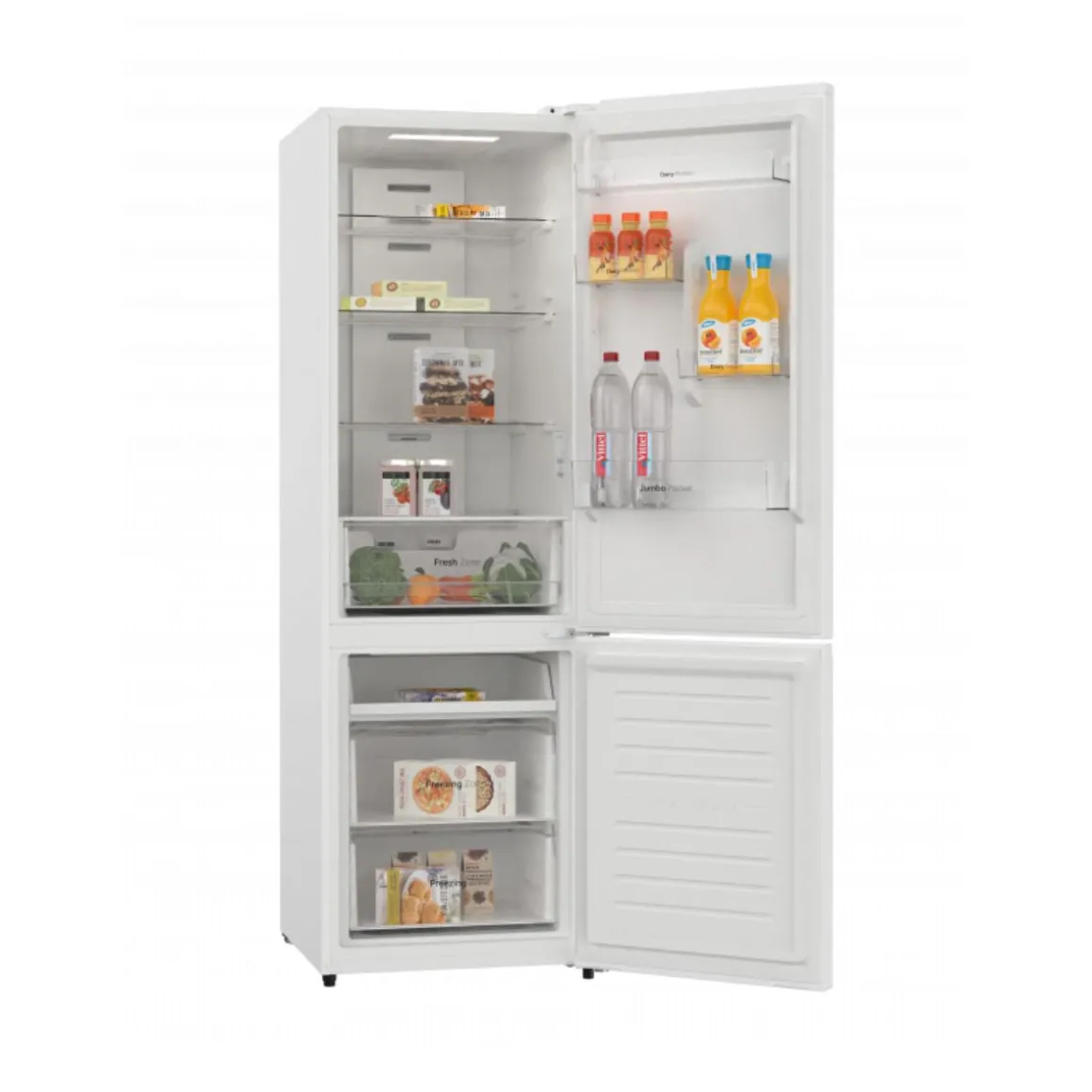 Frigorífico combi VOK EVR-308NECW No Frost 308L E blanco 185,5 cm