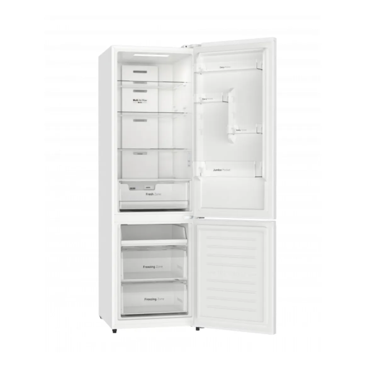 Frigorífico combi VOK EVR-308NECW No Frost 308L E blanco 185,5 cm