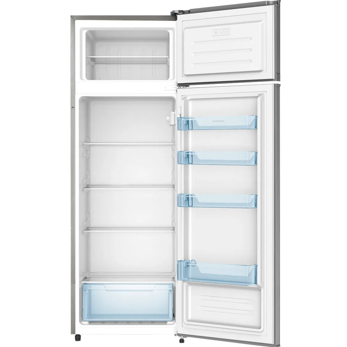 Frigorífico de 2 puertas Infiniton FG-239D16XEV2 cíclico 239L tecnología Defrost E inox 160 cm