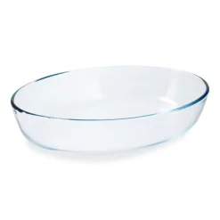 Fuente Essentials Pyrex forma oval transparente