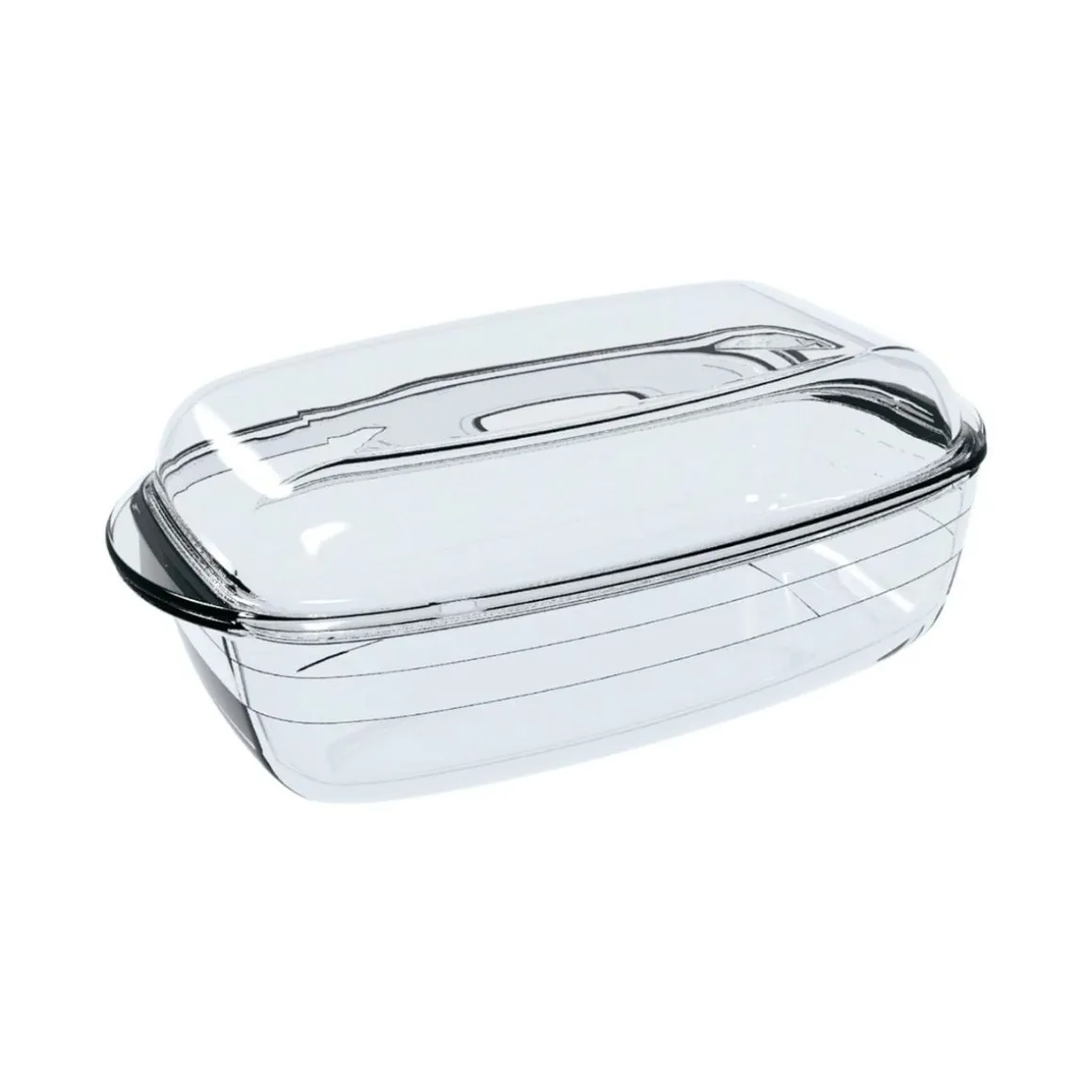 Fuente Ocuisine diseño rectangular con tapa vidrio 4,1L