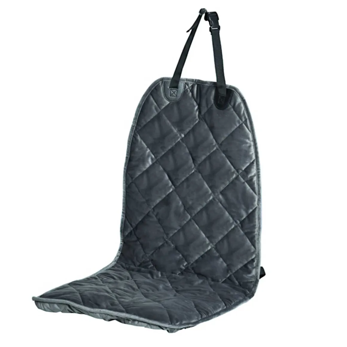 Funda de asiento PawHut para coche antideslizante con ancla + correa gris 105x46 cm