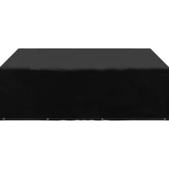 Funda para muebles de jardín aluminio negro 70x250x250 cm