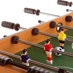 Futbolín plegable CB Games estructura madera +6A marrón/negro 68x119x51 cm