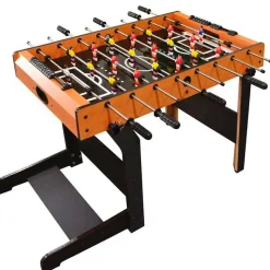 Futbolín plegable CB Games estructura madera +6A marrón/negro 68x119x51 cm