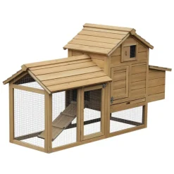 Gallinero Pawhut madera 87x150,5x54 cm