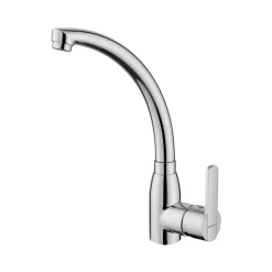 Grifo Infiniton ACH248 caño alto giratorio acero inox cromado 30,9 cm