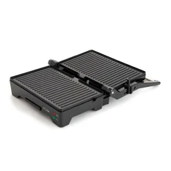 Grill doble placa Gallery Dcook 1600W tapa basculante negro