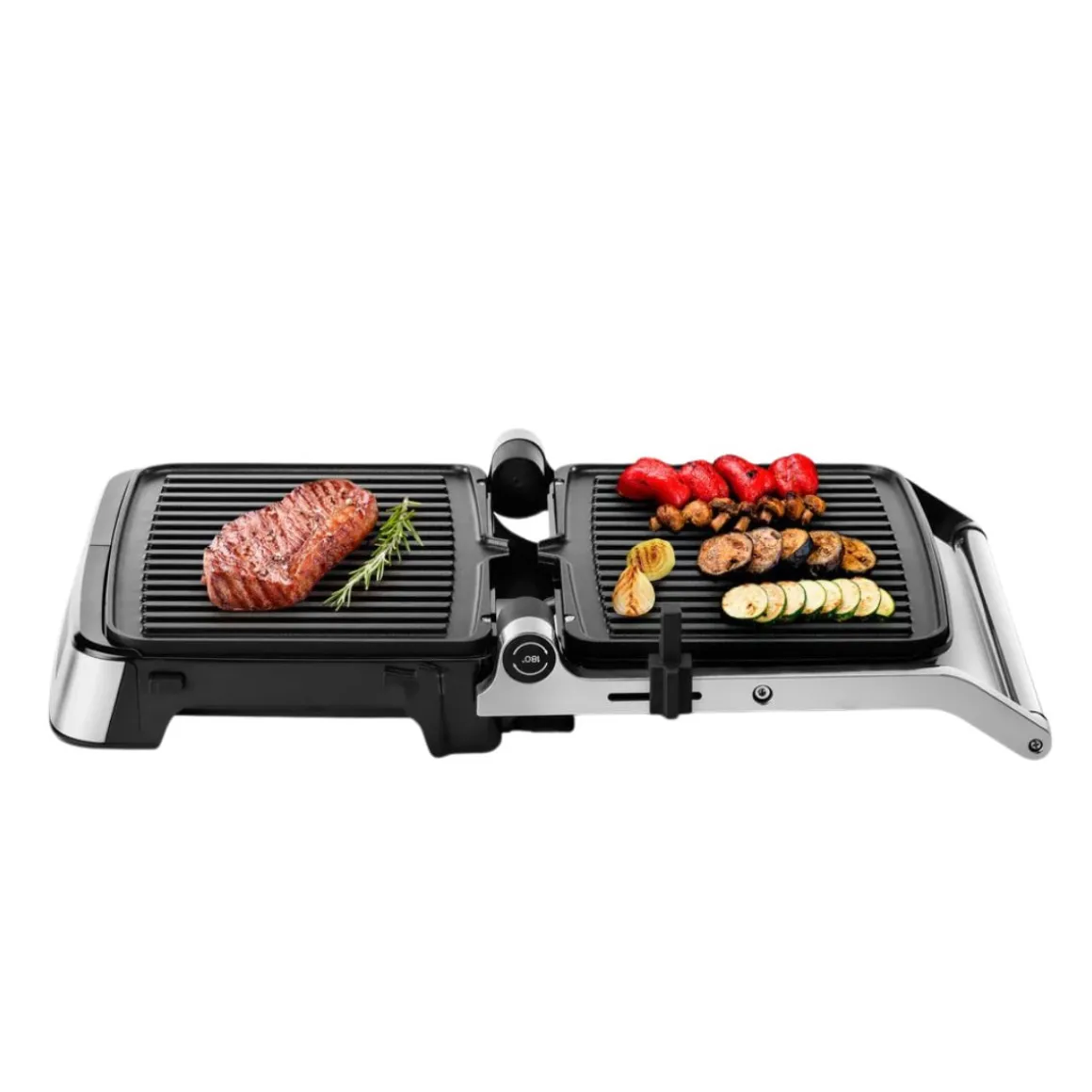 Grill Ufesa Everest 2000W digital 5 programas placas antiadherentes negro