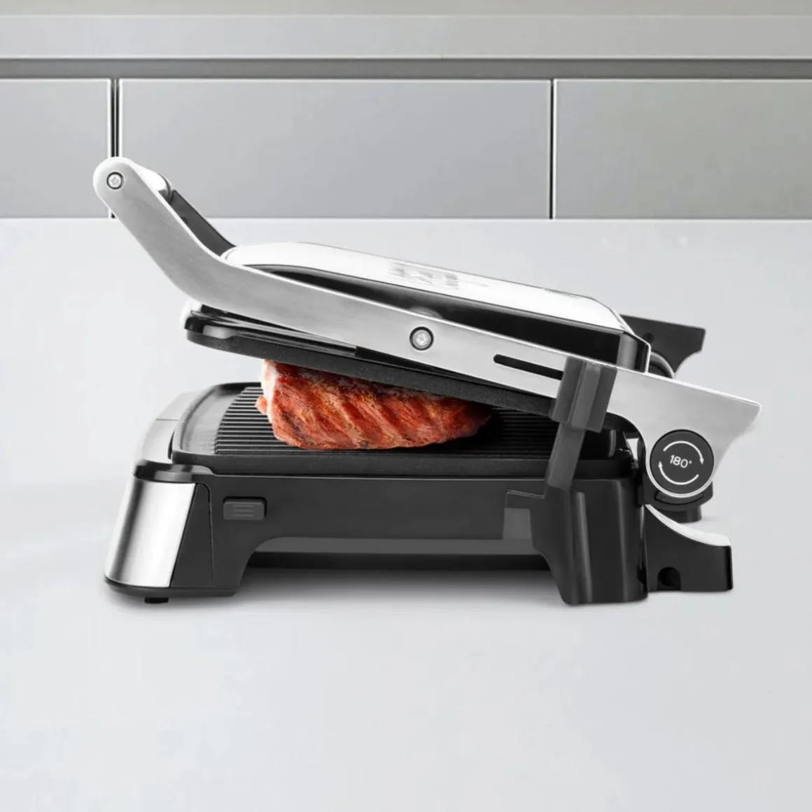Grill Ufesa Everest 2000W digital 5 programas placas antiadherentes negro