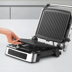 Grill Ufesa Everest 2000W digital 5 programas placas antiadherentes negro