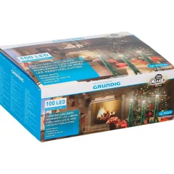 Guirnalda 100 luces LED cálida Grundig interior 100W