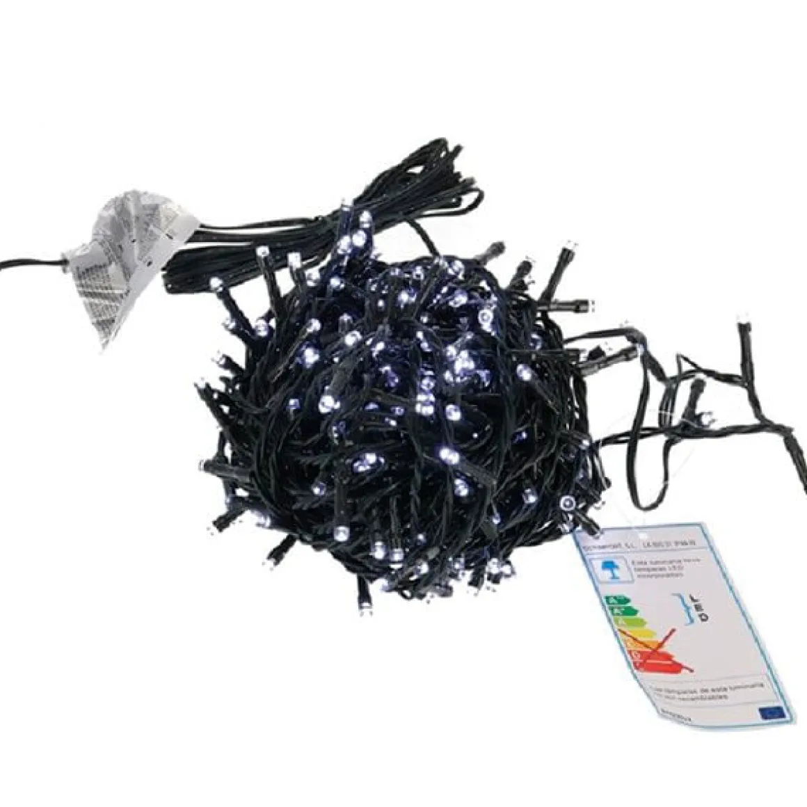 Guirnalda 100 luces LED fría 3 funciones 5 m