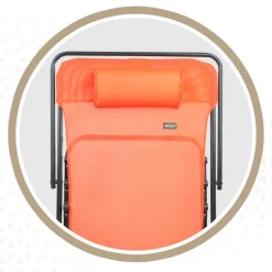 Hamaca plegable Aktive Garden 3 posiciones con reposacabezas