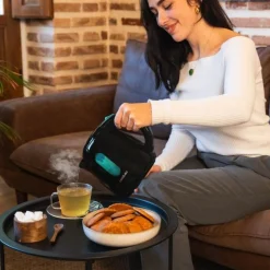 Hervidor Cecotec Thermosense 140 2200W 1L base con giro negro