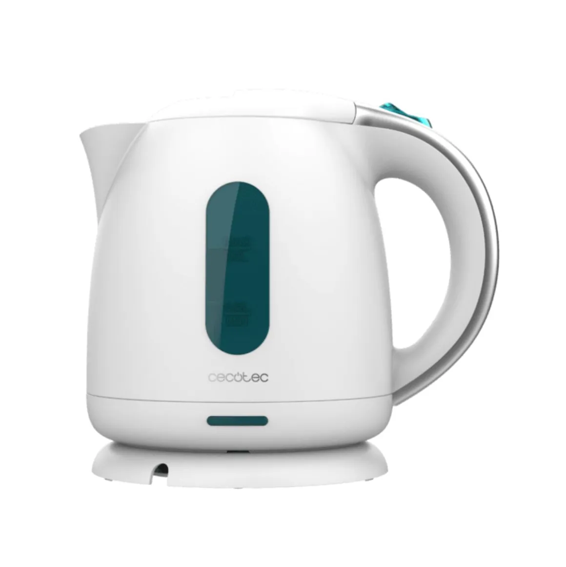 Hervidor de agua Cecotec Thermosense 140 2200W base con giro 1L blanco