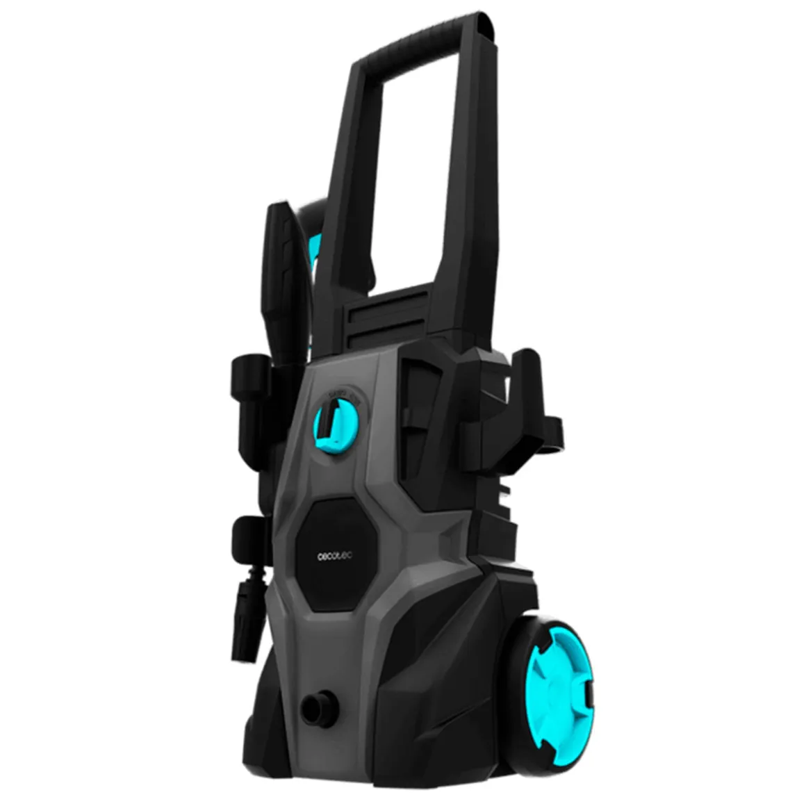 Hidrolimpiadora Cecotec HydroBoost 1600 Car&Garden 1600W 426L/h 135 bares con accesorios negro/gris