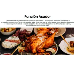 Horno de sobremesa Infiniton HSM-30N45 2000W 45L 4 funciones con accesorios negro