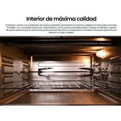 Horno de sobremesa Infiniton HSM-30N45 2000W 45L 4 funciones con accesorios negro