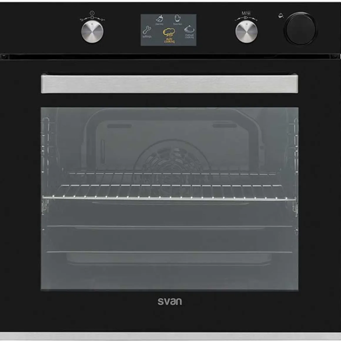 Horno de vapor Svan SVH850VAP1 78L 12 programas digital negro 59,5 cm