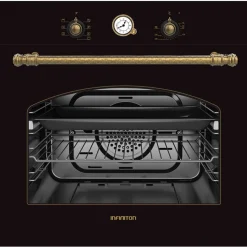 Horno Infiniton ROT70 64L 1800W 8 funciones negro/dorado 59,5x59,5x56,5 cm