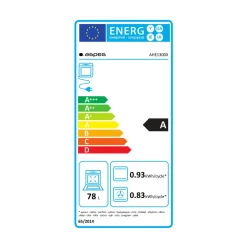 Horno multifunción Aspes AHE1300X 78L 10 programas A negro 59,5 cm