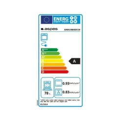 Horno multifunción Aspes AHM10800DCCB 3100W 78L 10 programas blanco A 59,5 cm