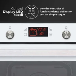 Horno multifunción Aspes AHM10800DCCB 3100W 78L 10 programas blanco A 59,5 cm