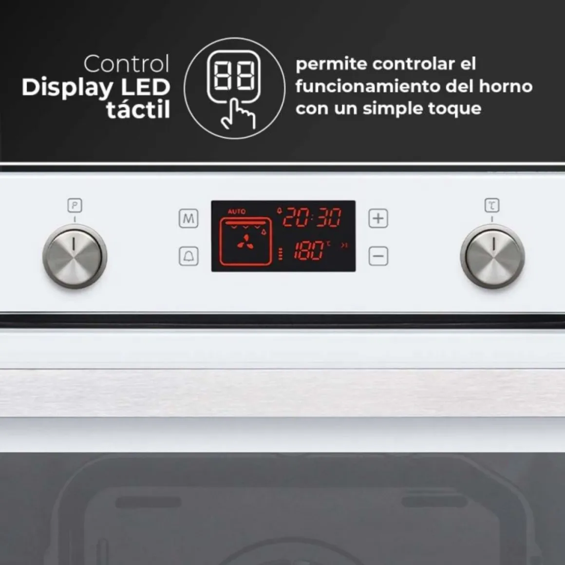 Horno multifunción Aspes AHM10800DCCB 3100W 78L 10 programas blanco A 59,5 cm